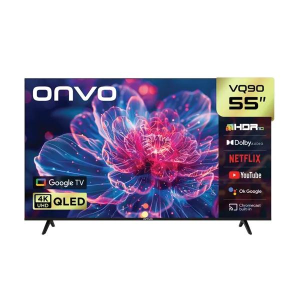 Onvo 55" Frameless 4K Ultra HD QLED Google Tv