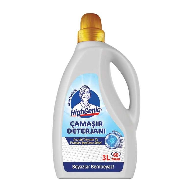 Highgenic Sıvı Deterjan Beyaz 3 L