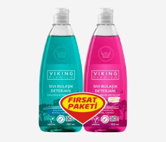 Viking Premium  Sıvı Bulaşık Deterjanı 2’li