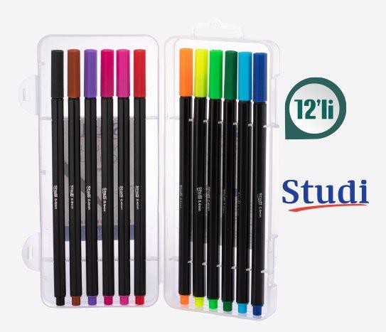 Studi İnce Uçlu Keçeli Kalem