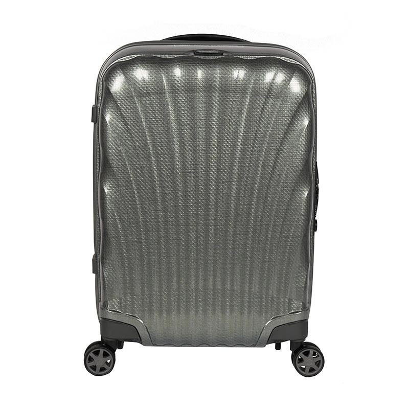 Samsonite C-Lite Spinner 55/20 122859-1542-1HUU Valiz Kabin Boy Metalik Yeşil