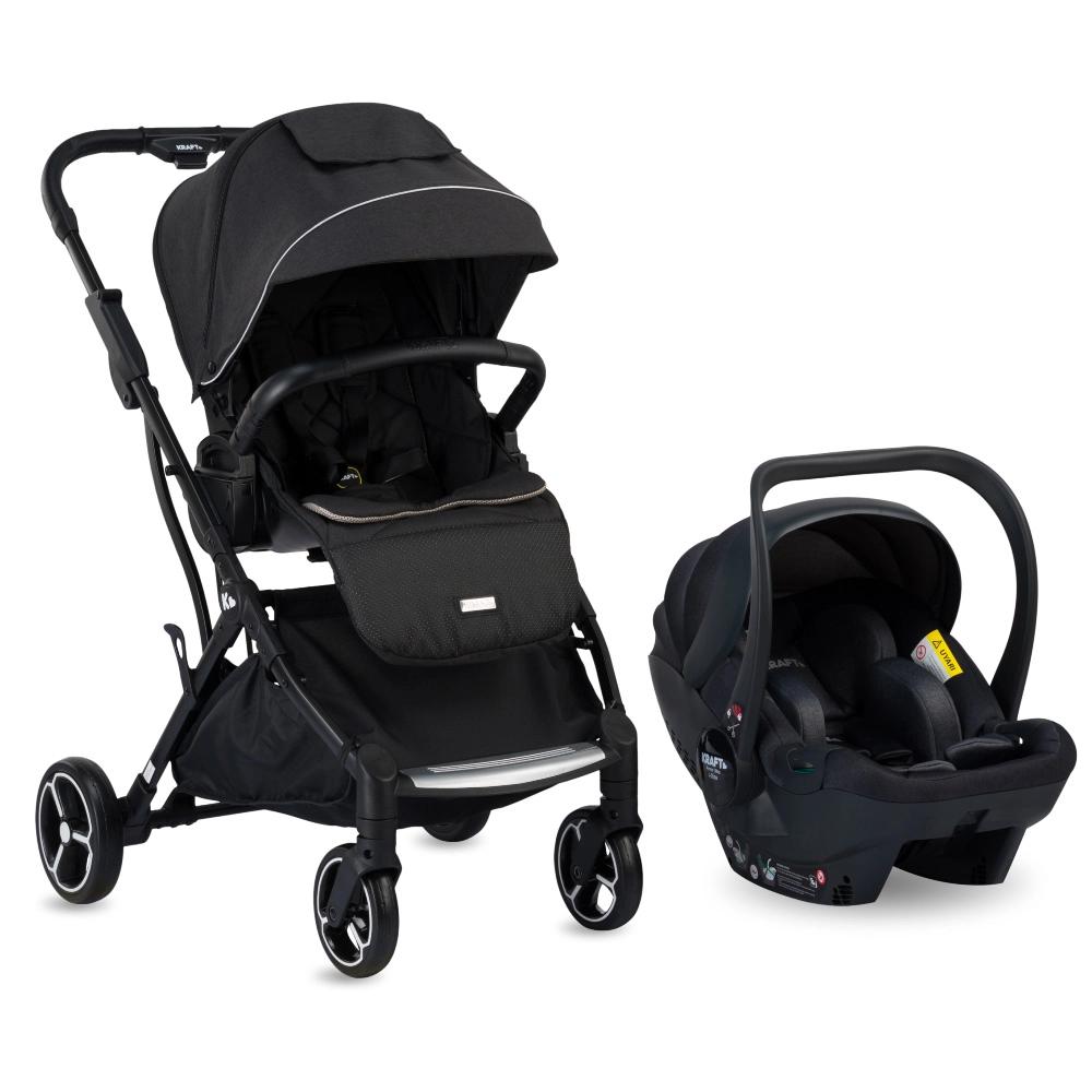 Kraft Juno i-Size Travel Sistem Bebek Arabası Siyah