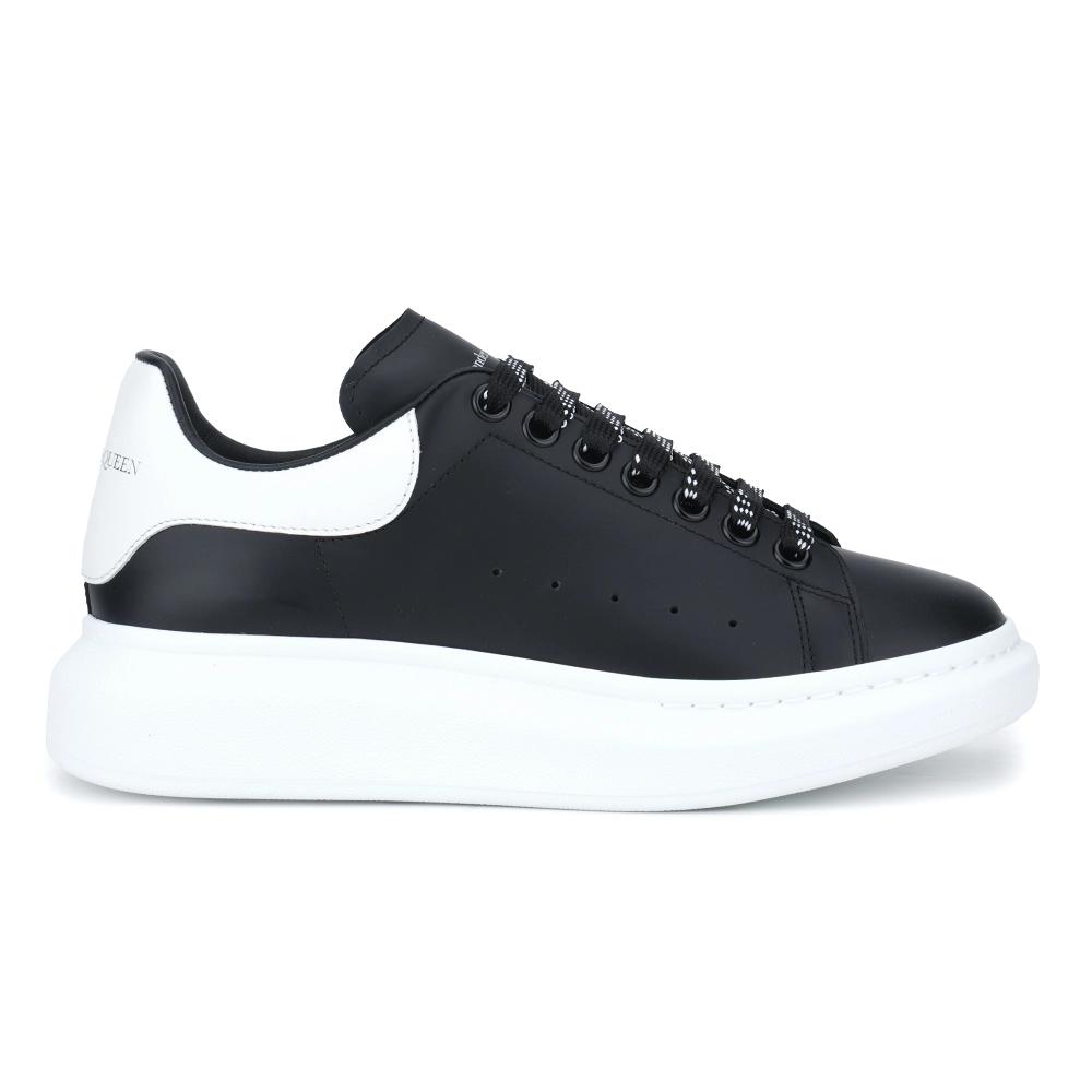 Alexander McQueen 553680-WIAIG-1070 Erkek Sneaker Siyah Beyaz