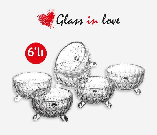 Glass in Love Cam Çerezlik Seti