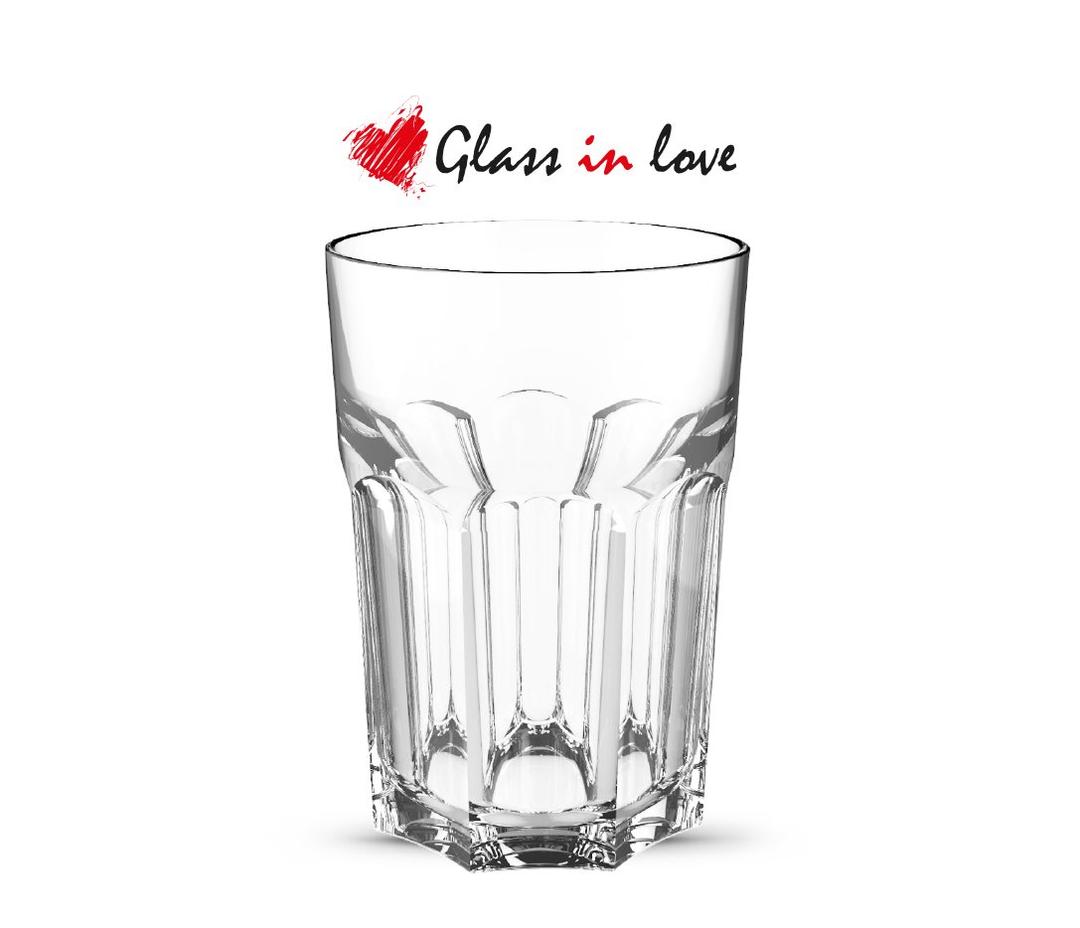 Glass in Love Cam Meşrubat Bardağı