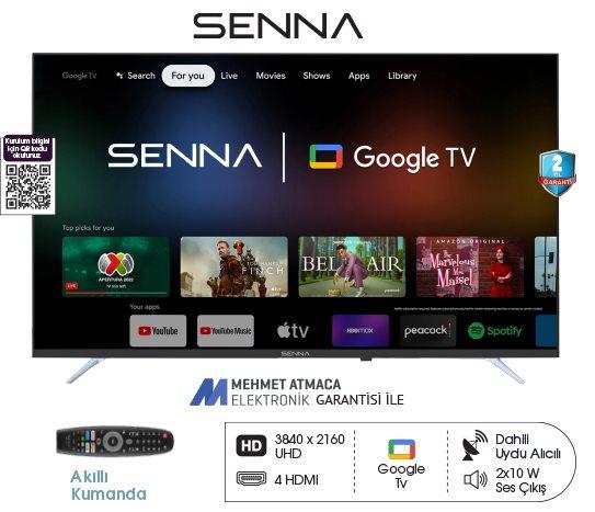 Senna 65 İNÇ 65SNF9000U FRAMELESS ULTRA HD GOOGLE TV