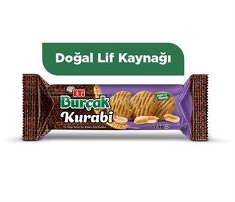 Eti Burçak Kurabi Yer Fıstıklı Tahinli Tam Buğday Unlu Kurabiye