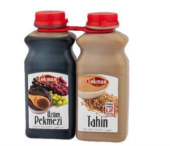 Lokman İkili Set Üzüm Pekmezi 500 g + Tahin 400 g