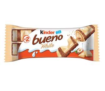 Kinder Bueno White Beyaz Çikolata Kaplamalı Gofret