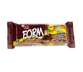 Eti Form Kakaolu, Fındıklı ve Tarçınlı Kepekli Bisküvi