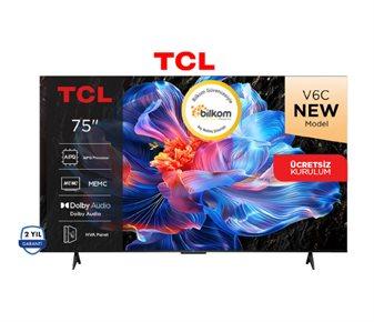 TCL 75 İNÇ 4K ULTRA HD GOOGLE SMART LED TV 75V61CG