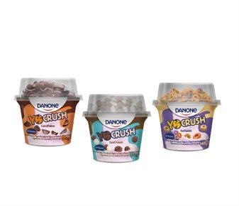 Yocrush Danone Çilek Aromalı Meyveli Yoğurt