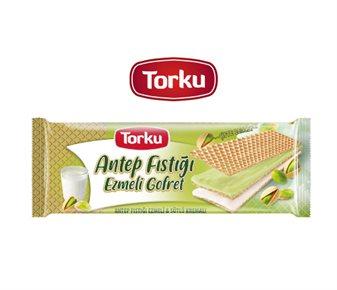 Torku Antep Fıstıklı ve Sütlü Kremalı Gofret