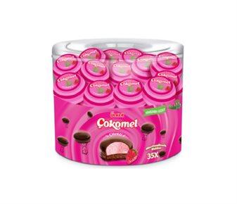 Çokomel Çilekli Marshmallowlu Bisküvi