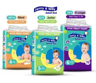 Jenny&Willy BEBEK BEZİ AYLIK PAKET