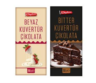 Daphne Beyaz/Bitter Kuvertür Çikolata