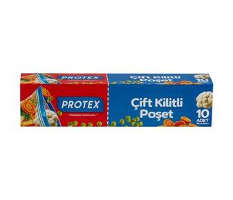 Protex Çift Kilitli Buzdolabı Poşeti