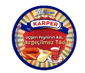 Karper Yarım Yağlı Üçgen Peynir