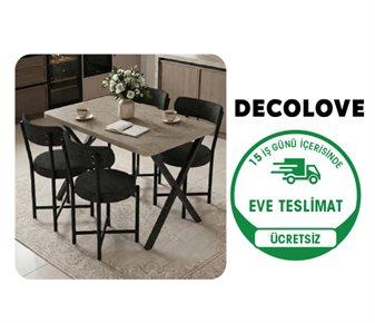 Decolove 4 SANDALYELİ MASA TAKIMI
