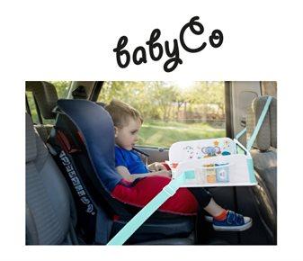 BABYCO ARAÇ İÇİ BASKILI TABLET TUTUCULU SEYAHAT TEPSİSİ