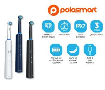 POLOSMART DÖNER BAŞLIKLI ŞARJLI DİŞ FIRÇASI PSC110