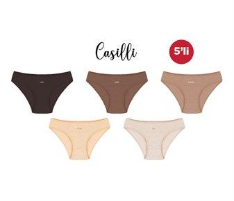 CASILLI BASKILI SLİP KADIN