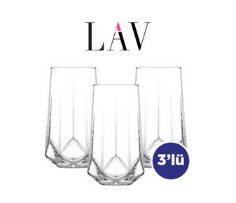 LAV 3'LÜ VALERİA MEŞRUBAT BARDAĞI