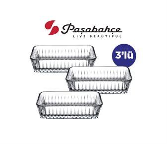 PAŞABAHÇE FREZYA SERVİS TABAĞI 3'LÜ