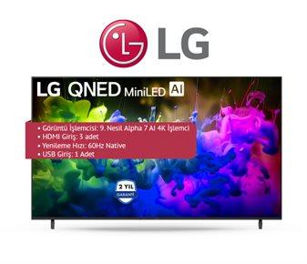 LG 65 İNÇ QNED MİNİLED 4K TV 65QNED7EB3C