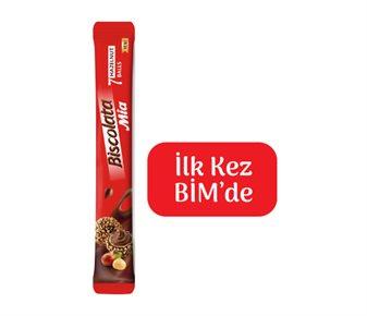 Biscolata Mia Fındık Kaplamalı Kakaolu Krema Dolgulu Top Gofret