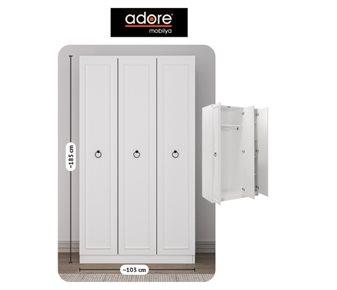 Adore Hampton 3 Kapaklı Gardırop