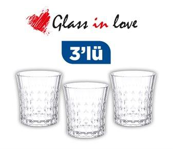 GLASS IN LOVE GRAVÜRLÜ CAM SU BARDAĞI ~250 ML