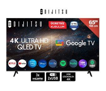 DİJİTSU 65 İNÇ 4K ULTRA HD QLED GOOGLE TV 65DQ40000