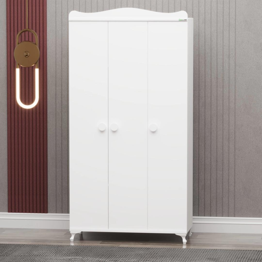Garaj Home Yıldız 3 Kapaklı Dolap - Beyaz