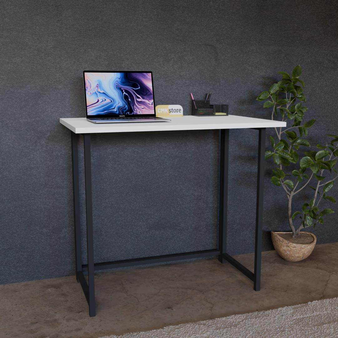 Cmk Store Katlanır Çalışma Masası 50x80 cm Beyaz