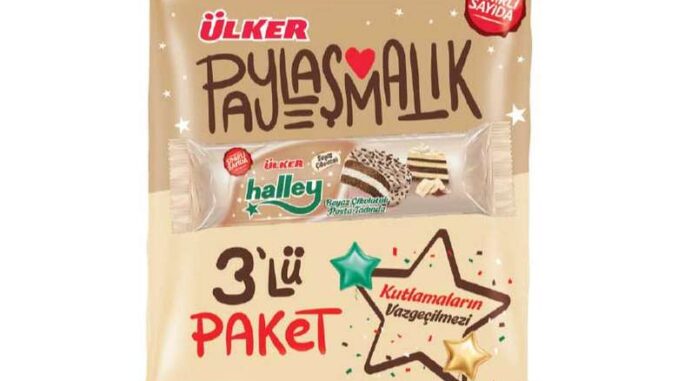 A101 Ülker Halley Pasta Tadında Beyaz Çikolatalı Bisküvi 3x66 G ...