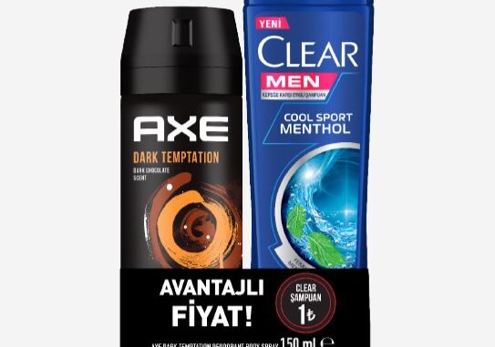 axe clear deodorant sampuan