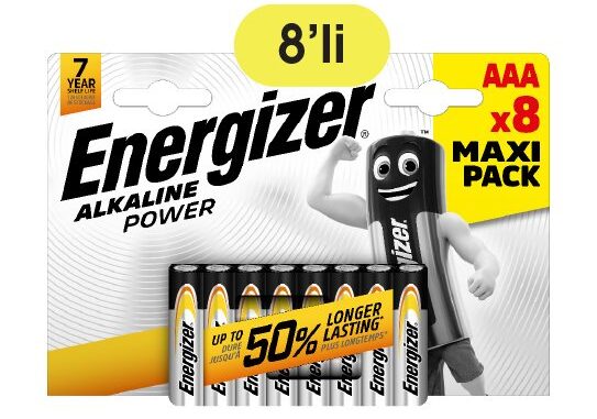 energizer ince pil aaa