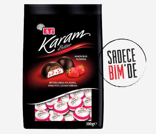 Bim Eti  Bisküvili-Çilekli Krema Dolgulu Bitter Kaplı Çikolata Yorumları ve Özellikleri eti-biskuvilicilekli-krema-dolgulu-bitter-kapli-cikolata