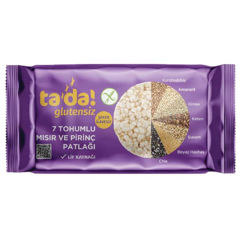 A101 Tada Glütensiz 7 Tohumlu Mısır & Pirinç Patlağı 60 G Yorumları ve Özellikleri tada-glutensiz-7-tohumlu-misir-pirinc-patlagi-60-g