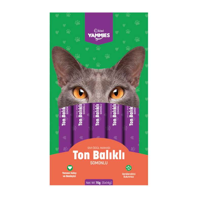 A101 Kiwi Yammies Somonlu ve Ton Balıklı Sıvı Kedi Ödül Maması 5'li Yorumları ve Özellikleri kiwi-yammies-somonlu-ve-ton-balikli-sivi-kedi-odul-mamasi-5li
