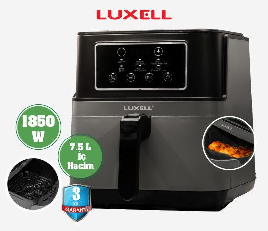 Bim Luxell XXL 7.5 L Fastfryer Yorumları ve Özellikleri luxell-xxl-75-l-fastfryer
