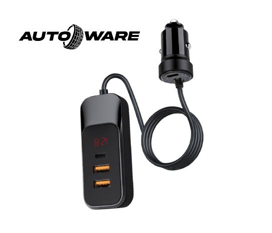 Uzatma Kablolu Araç Şarj Cihazı